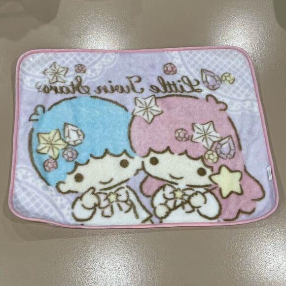 Sanrio Smiles Little Twin Stars Small Blanket Shawl Kawaii Cutecore Harajuku Y2k - Picture 3 of 6